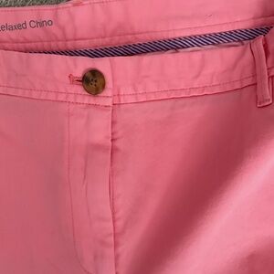Talbots Bright Pink Relaxed Chino Pants 16 NEW